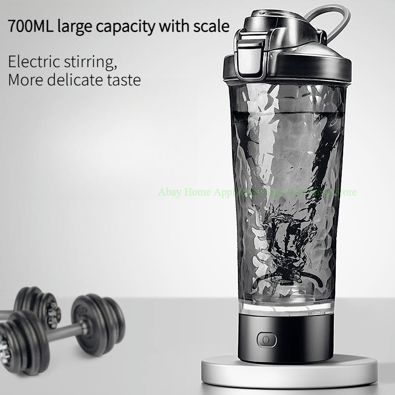 Home Gym Compact - Botol Pengocok Elektrik Isi Ulang 700ML,