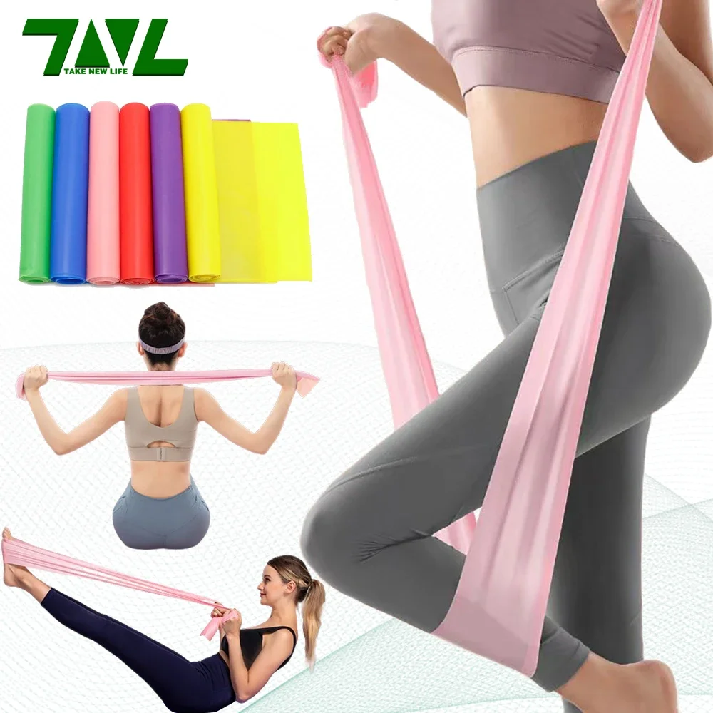 Home Gym Resistance - Panjang 200cm, Tali Resistensi Yoga Pilates