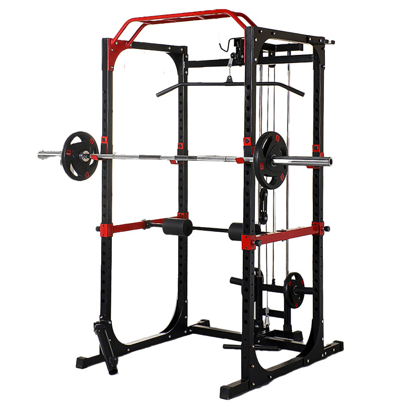 Home Gym Multi - Rak Squat Power Cage Komersial dengan