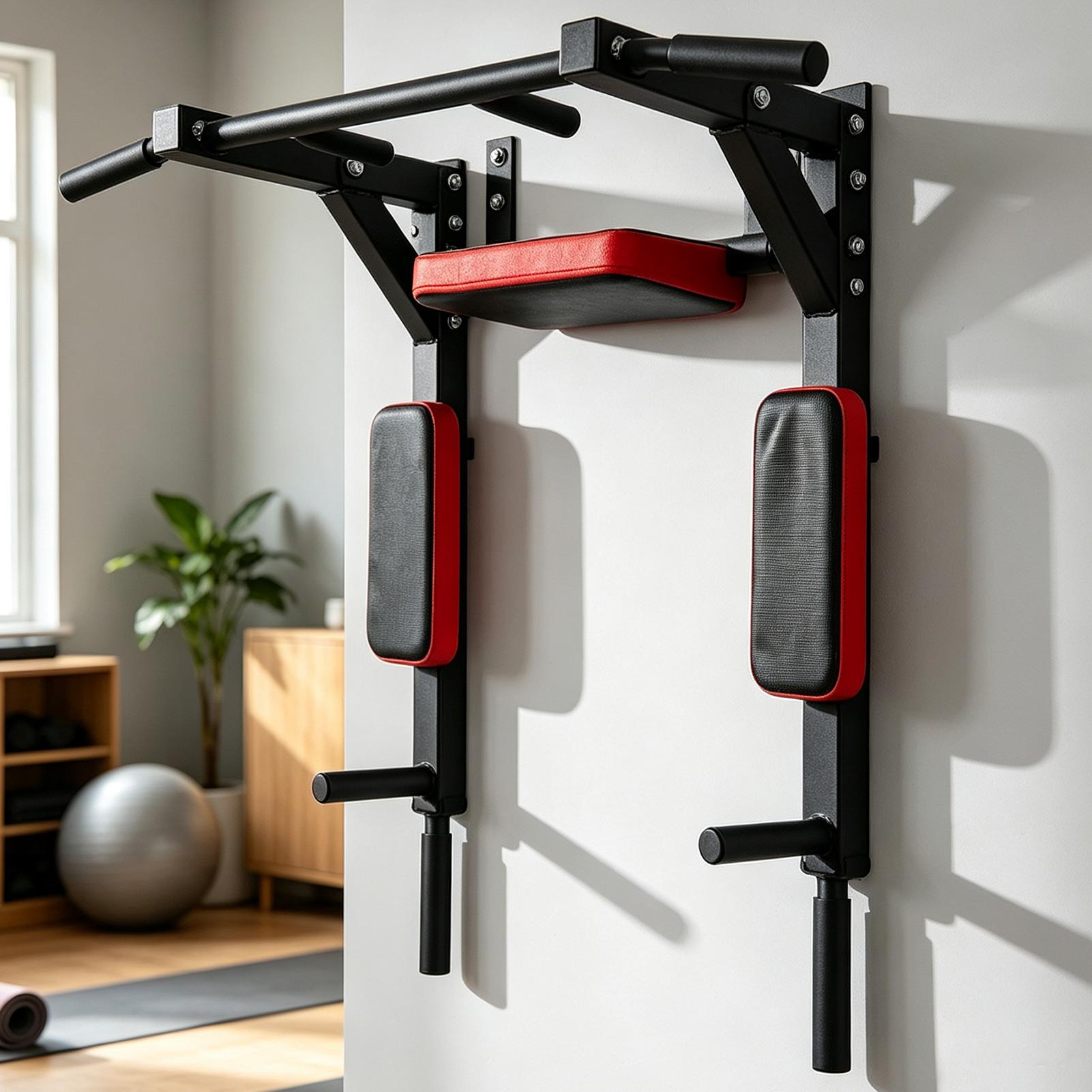 Home Gym Pull Up Bar - Bar Pull-up Dinding Multifungsi, Horizontal Bar,