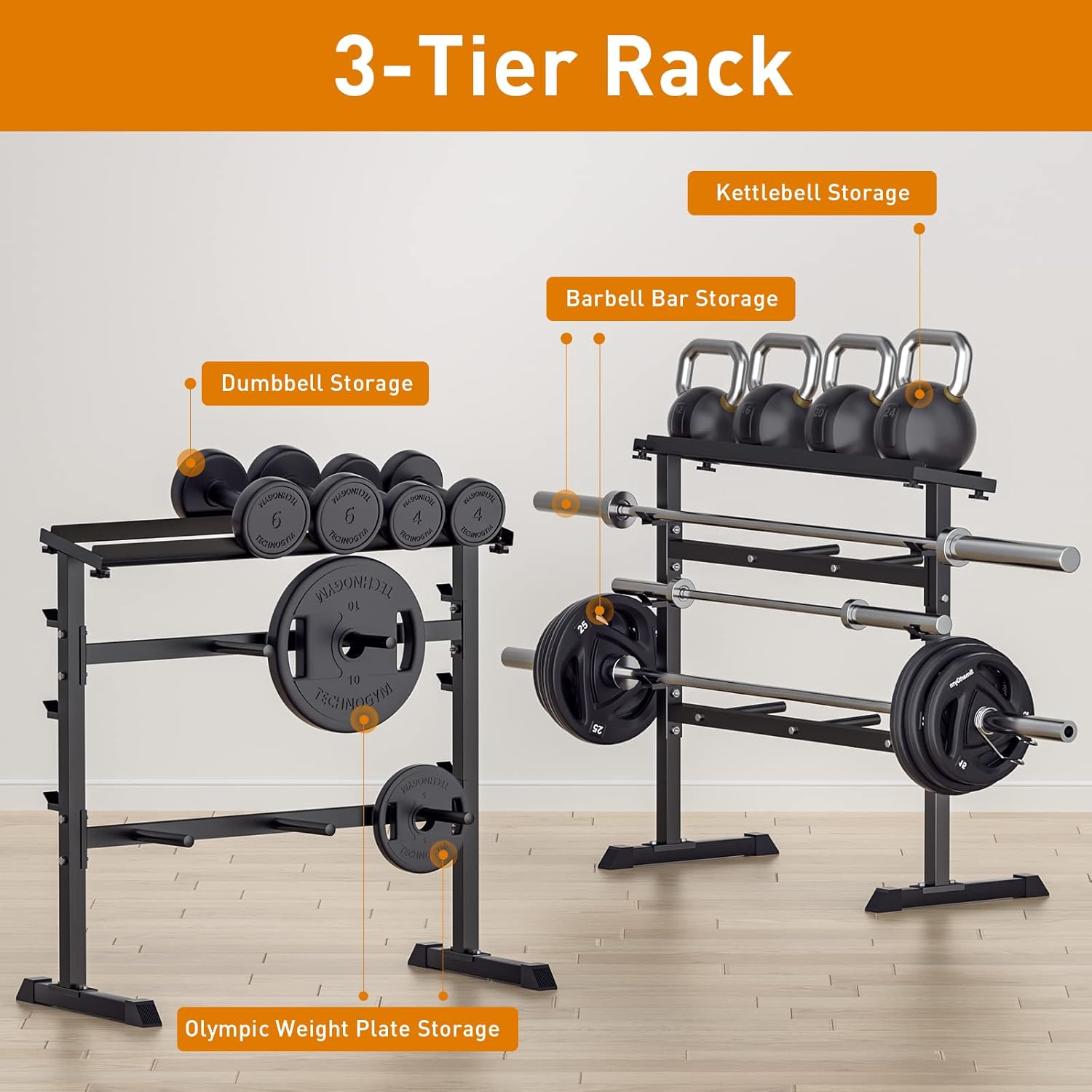 Rak Penyimpanan Beban Latihan  - Home Gym Training ulasan dan harga