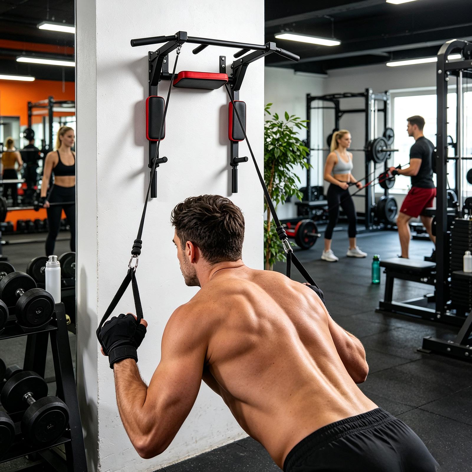 Bar pull-up multifungsi yang d - Home Gym On Wall ulasan dan harga