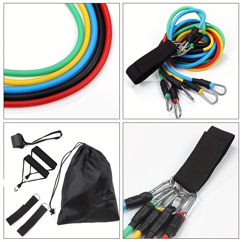 Set Resistance Band dengan Pen - Home Gym Resistance ulasan dan harga