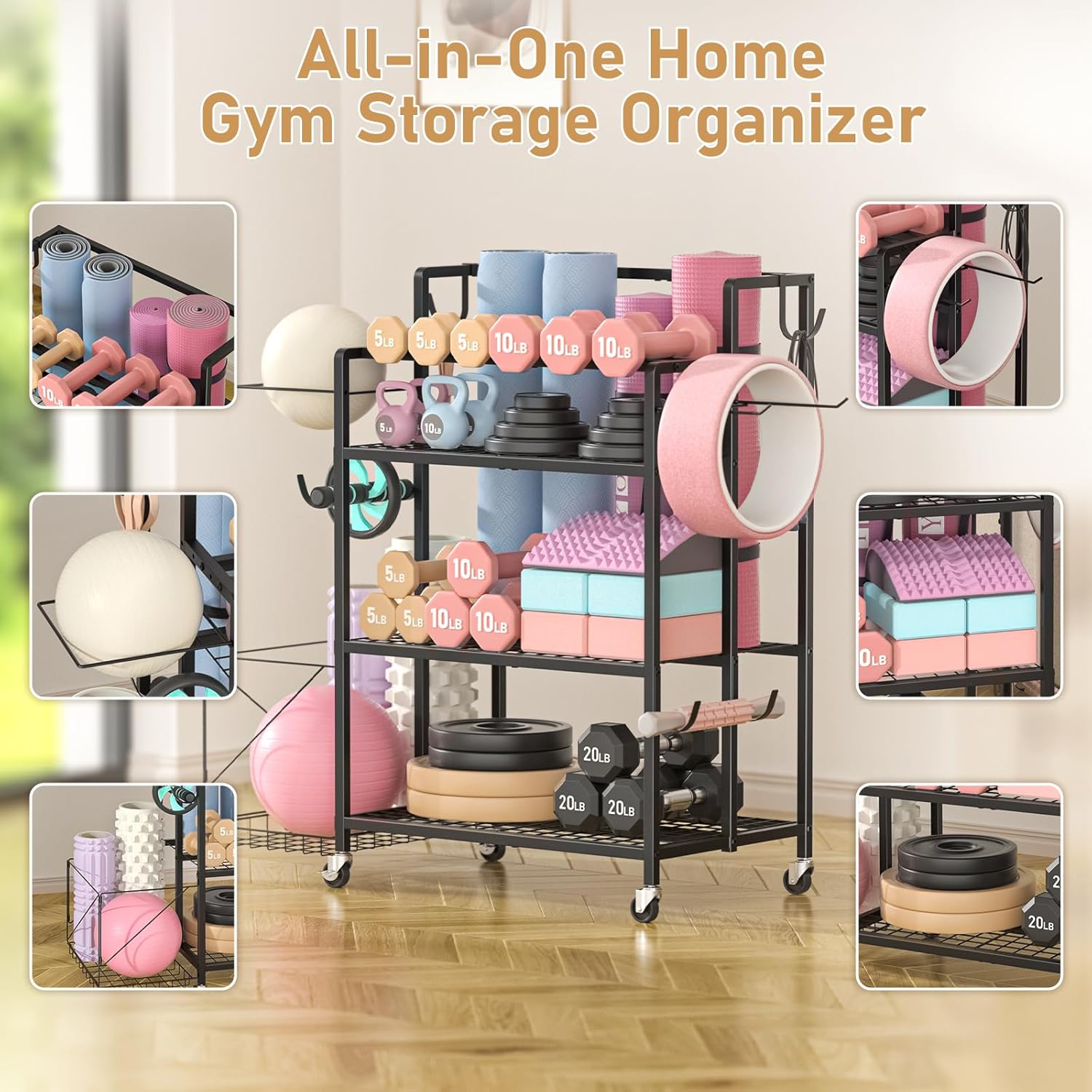 Penyimpanan Peralatan Gym Ruma - Home Gym Training ulasan dan harga