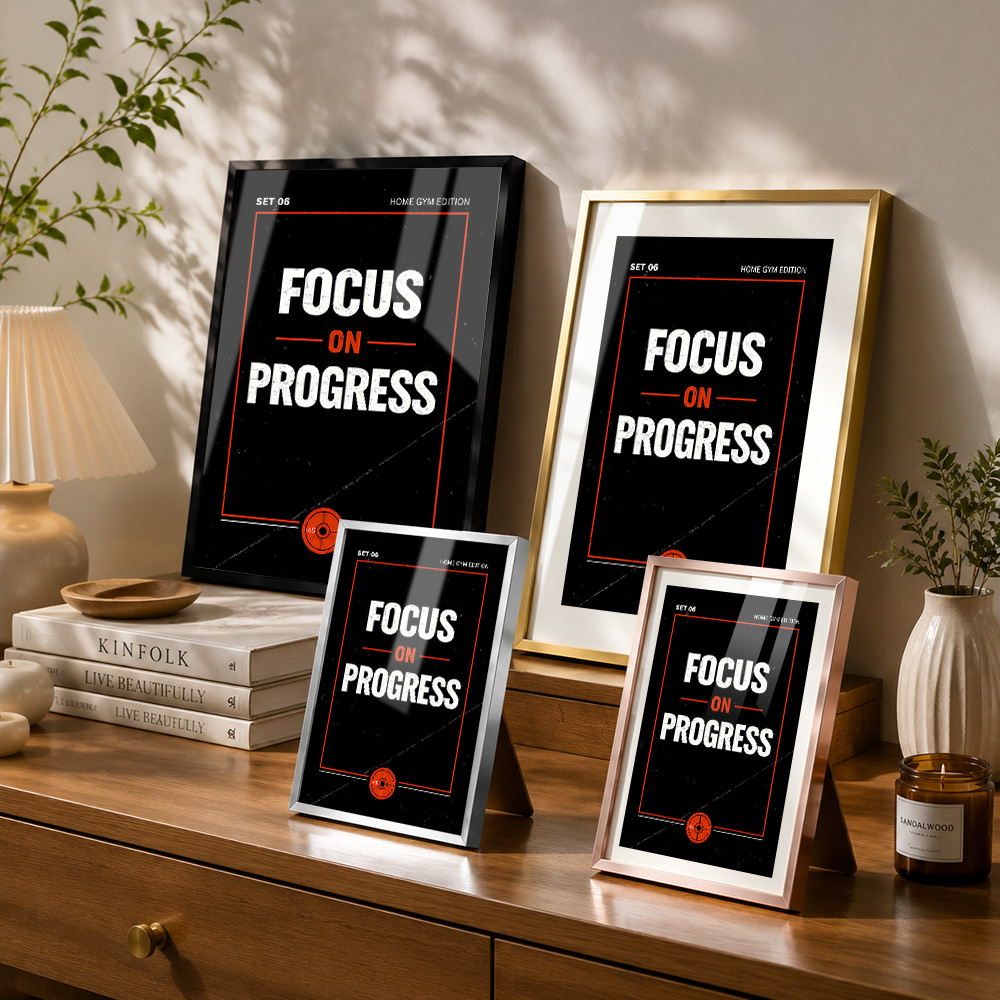 Fokus Pada Kemajuan, Motivasi  - Home Gym On Wall ulasan dan harga