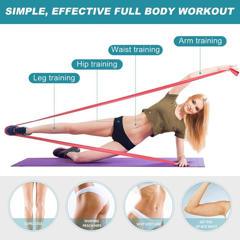 Pita Latihan Lateks Alami, Pit - Home Gym Resistance ulasan dan harga