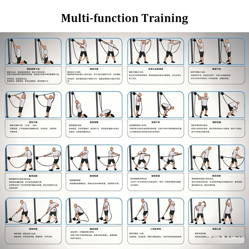 Alat Latihan Kekuatan Otot Int - Home Gym Resistance ulasan dan harga