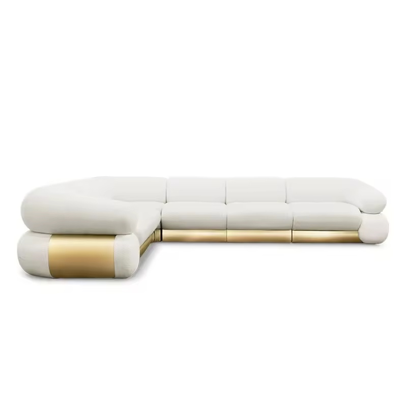 Set Sofa Modular Beludru Mewah - Home Gym Gold ulasan dan harga