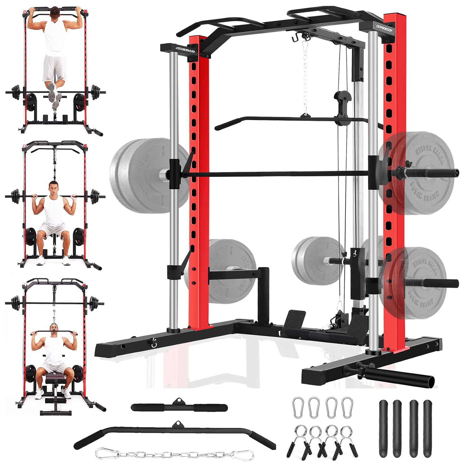 Rak Smith Machine All-in-One d - Home Gym Lat Pulldown ulasan dan harga