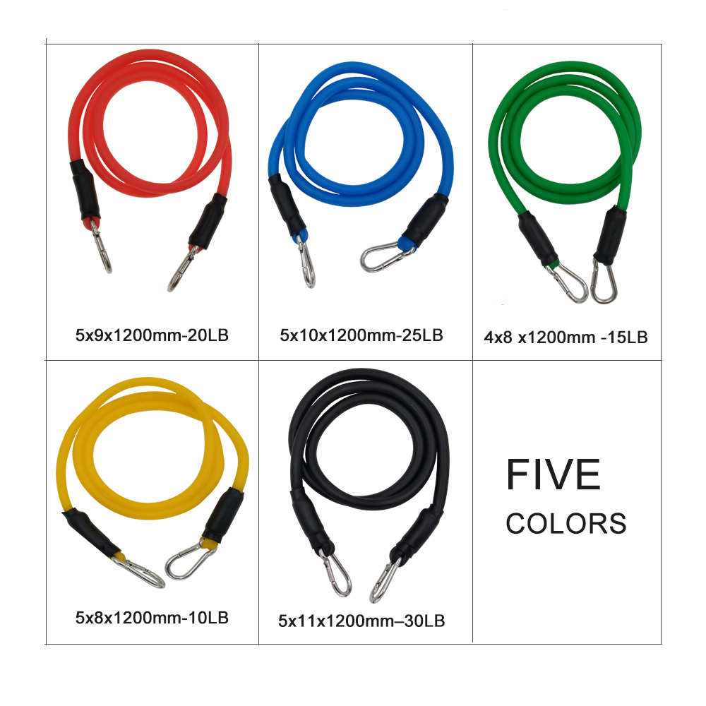 YOUGLE 11 Buah/Set Tali Tarik  - Home Gym Resistance ulasan dan harga