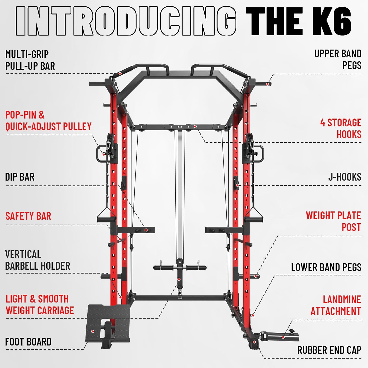 Power Cage dengan Sistem Cable - Home Gym Lat Pulldown ulasan dan harga