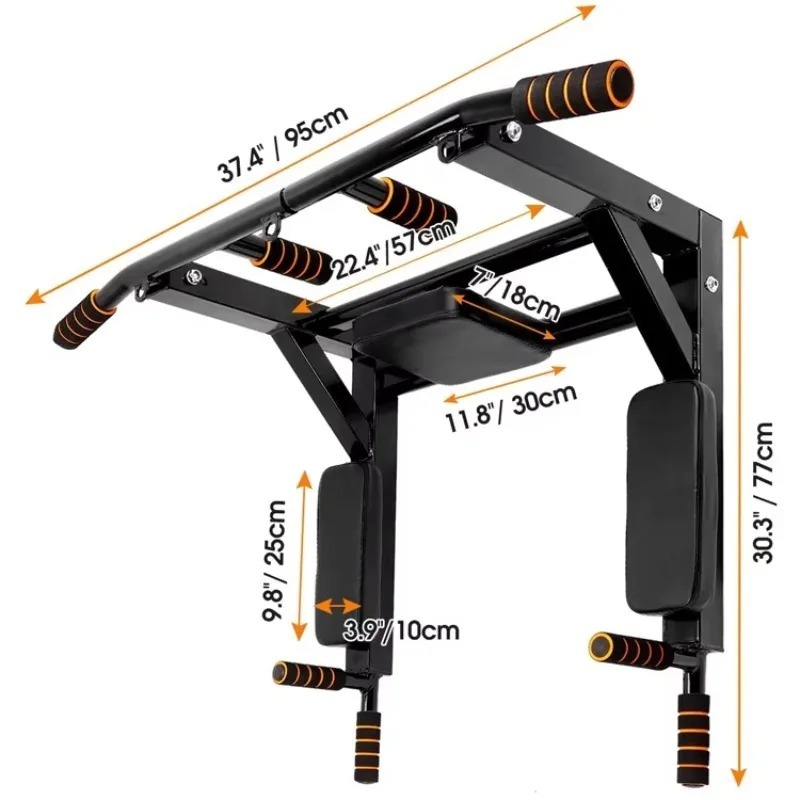 Bar Pull-Up yang Dipasang di D - Home Gym Multi ulasan dan harga